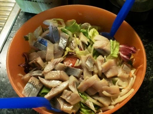 Rezept: Nightcookers Matjessalat Bild Nr. 2 Nightcookers Matjessalat - Rezept - Bild Nr. 2