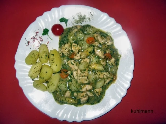 Hähnchenbrust in Kräutersoße - Rezept