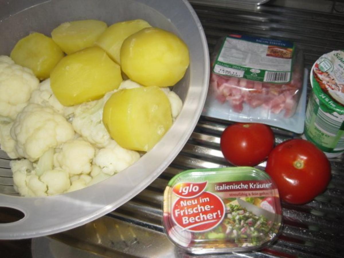 Blumenkohl- Kartoffelauflauf - Rezept - Bild Nr. 4