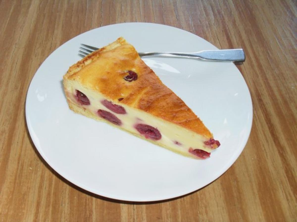 Quarkkuchen Mit Kirschen