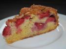 Erdbeerkuchen mit Pinienkernen - Rezept