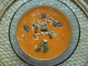 PaprikaCremeSuppe Mit Kokosmilch und Mozarella - Rezept