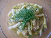 Gelber Bohnensalat mit Dill - Rezept