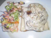 Kasseler mit Röstzwiebeln auf Toast - Rezept