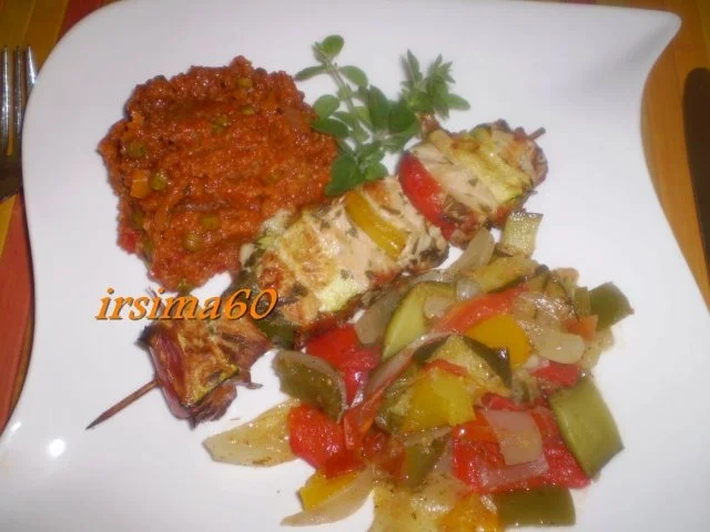  Mediterane Spieße - Rezept