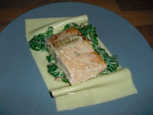 Rezept: Ricotta Spinat Lachs Bild Nr. 4 Ricotta Spinat Lachs - Rezept - Bild Nr. 4