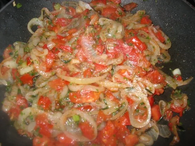 Gebratene  Dorade mit Tomatenzwiebeln - Rezept - Bild Nr. 5