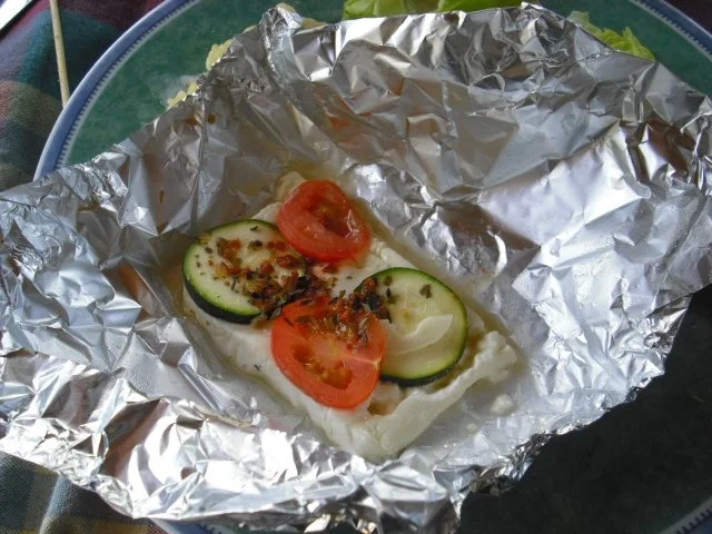 Rezept: Schafskäse-Gemüse-Päckchen Schafskäse-Gemüse-Päckchen - Rezept