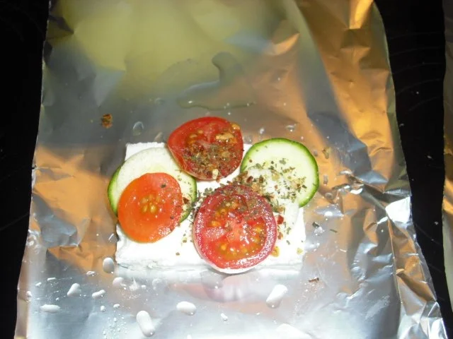 Rezept: Schafskäse-Gemüse-Päckchen Bild Nr. 4 Schafskäse-Gemüse-Päckchen - Rezept - Bild Nr. 4