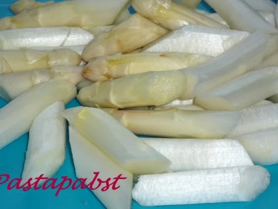 Rezept: Spargelragout mit Salsiccia Bild Nr. 2 Spargelragout mit Salsiccia - Rezept - Bild Nr. 2