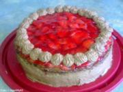 Erdbeer-Schokosahne-Torte - Rezept