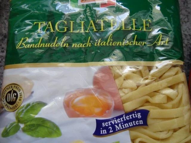 Tagliatelle mit Schinkenwürfeln und Kraut - Rezept - Bild Nr. 3
