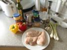 Scharfer Paprika Hähnchen Wok - Rezept