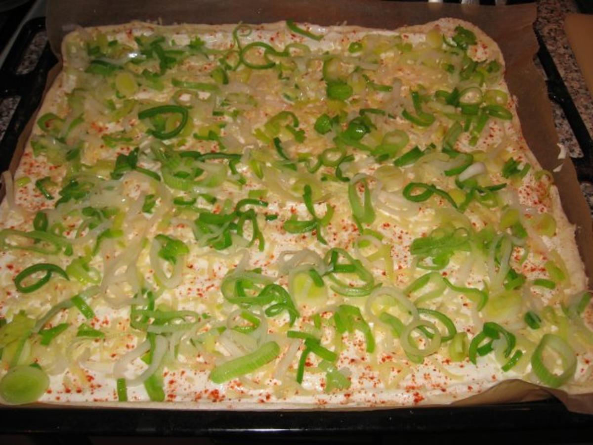 Flammenkuchen "Vegetarisch" - Rezept - Bild Nr. 5