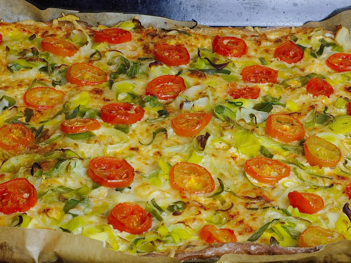 Rezept: Flammenkuchen "Vegetarisch" Bild Nr. 1671 Flammenkuchen "Vegetarisch" - Rezept - Bild Nr. 1671