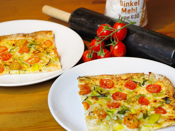 Flammenkuchen &amp;quot;Vegetarisch&amp;quot; - Rezept mit Bild - kochbar.de