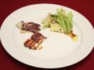 Gebratener Radicchio an Parmaschinken mit geräuchertem Mozzarella - Rezept