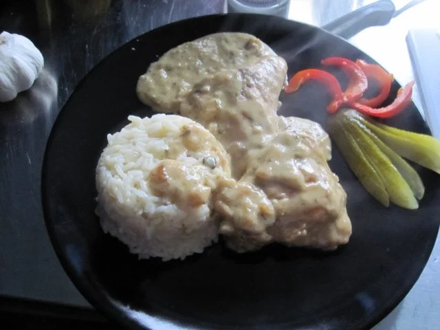 Hühnchen in Estragon-Sahne-Soße - Rezept - Bild Nr. 6