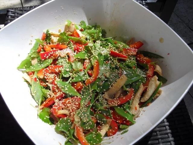 Rezept: Sesamsalat Bild Nr. 3 Sesamsalat - Rezept - Bild Nr. 3