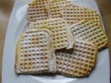 Waffeln mit Vanille - Rezept