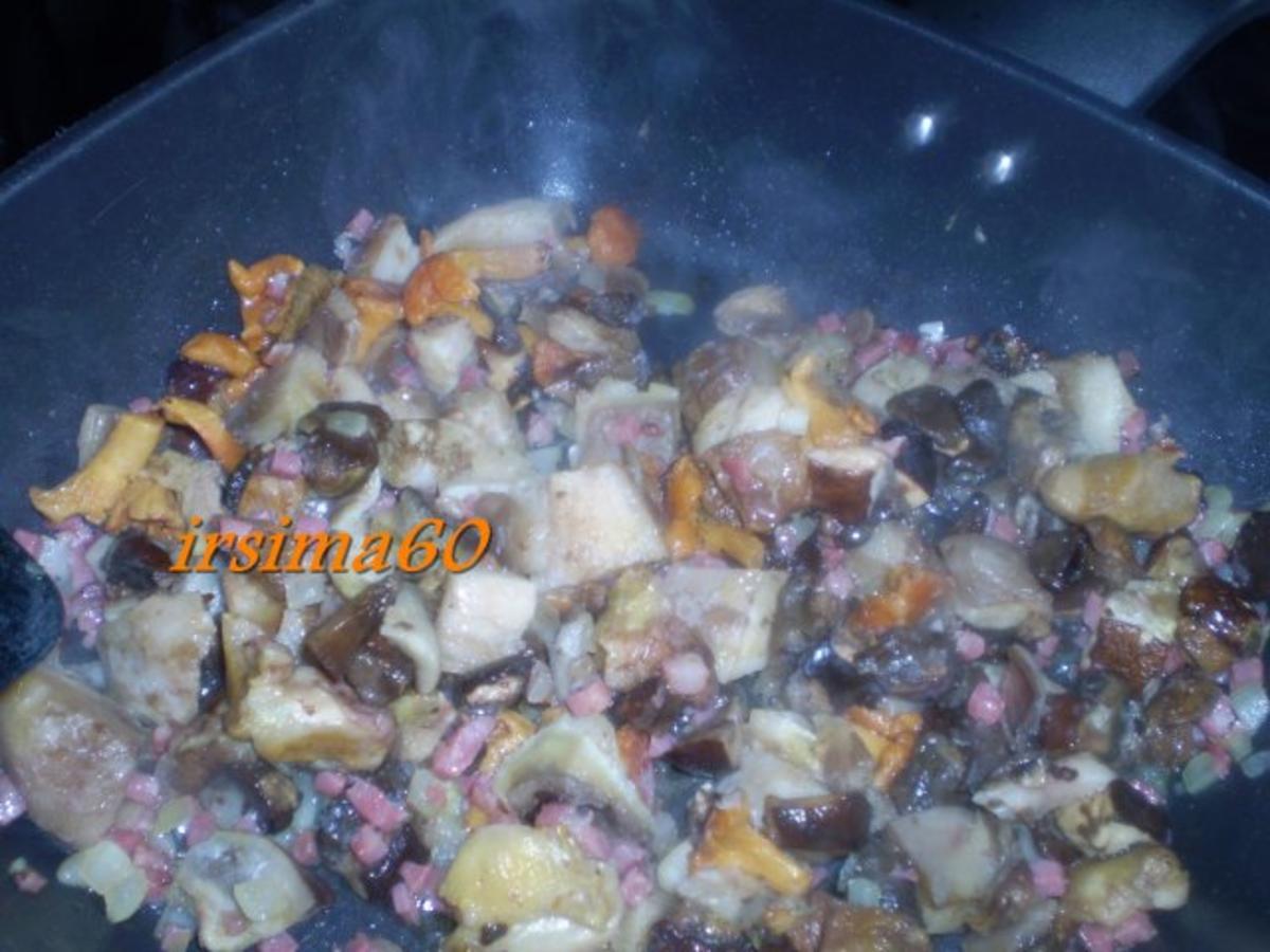 Mischpilz - Ragout im Kartoffelkranz - Rezept - Bild Nr. 7