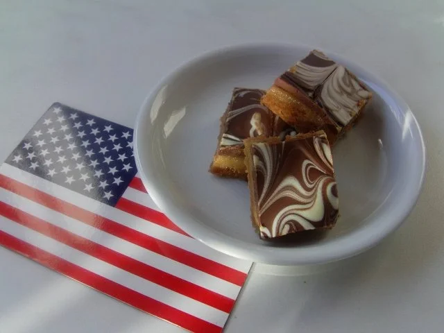 Karamell-Blondies - Rezept