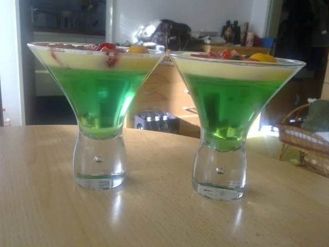 Dessert: Waldmeister Wackelpudding - Rezept - Bild Nr. 2