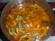 Rezept: BiNe` S ASIATISCHE HUEHNER - KRABBENSUPPE BiNe` S ASIATISCHE HUEHNER - KRABBENSUPPE - Rezept