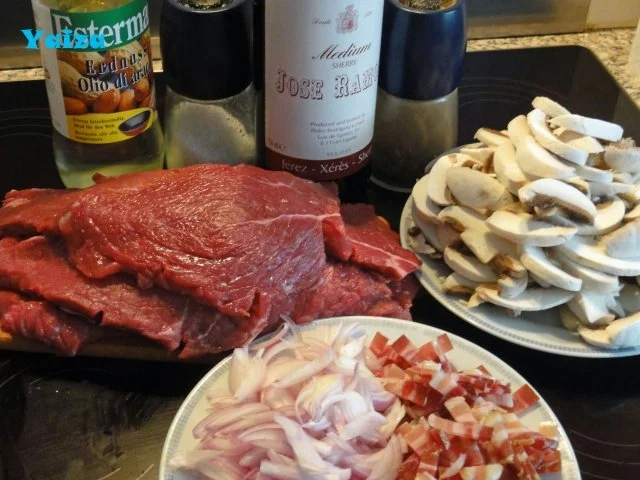 Rindfleisch in Sherrysauce m.Girandole - Rezept - Bild Nr. 3