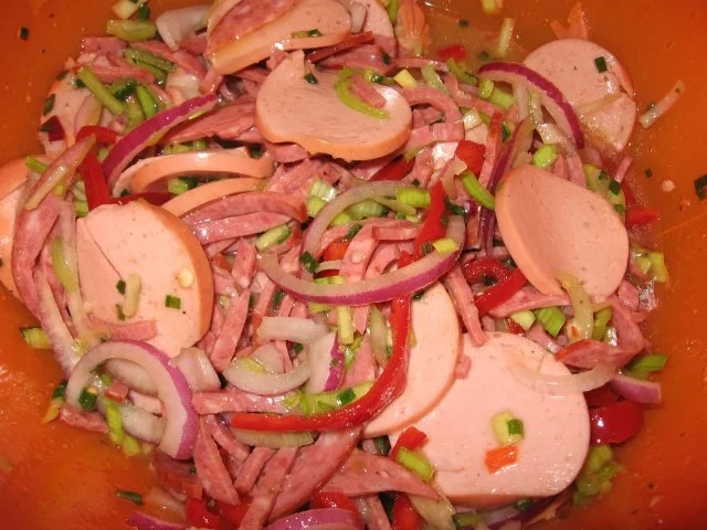 Wurstsalat "Deftig" - Rezept - Bild Nr. 2
