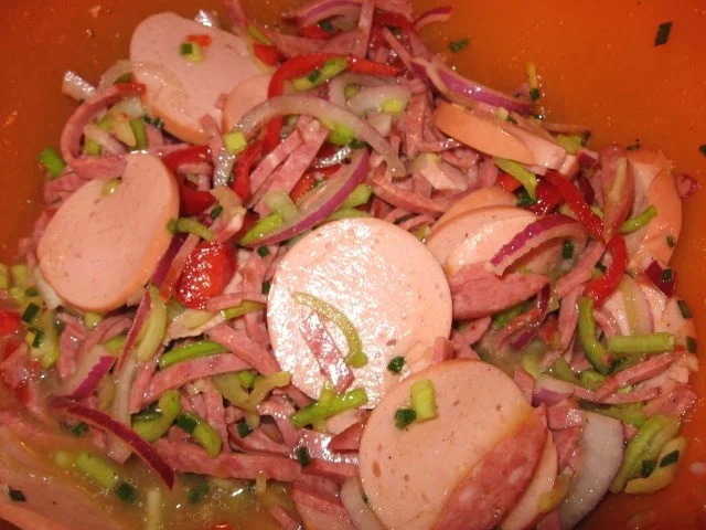 Wurstsalat "Deftig" - Rezept - Bild Nr. 5