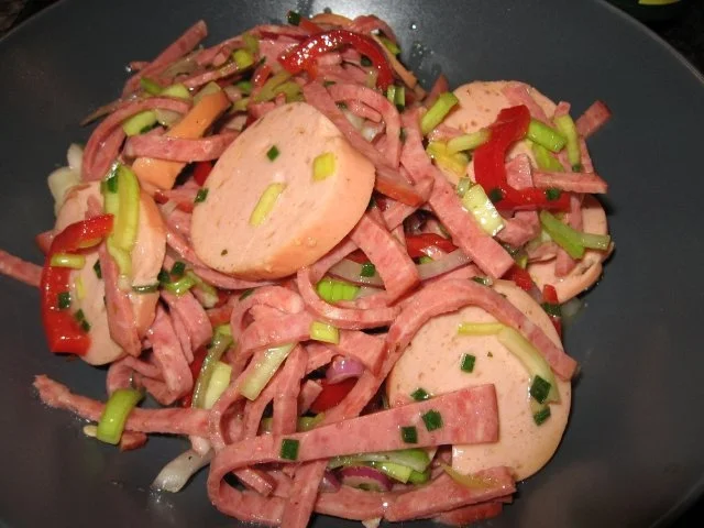 Wurstsalat "Deftig" - Rezept - Bild Nr. 3