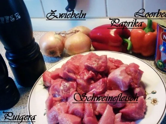 Rezept: Mein Schweinepfeffer Bild Nr. 3 Mein Schweinepfeffer - Rezept - Bild Nr. 3