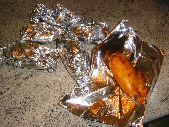 Ofenkartoffeln mit Lachsforelle und Shrimps - Rezept - Bild Nr. 3