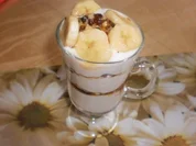 Bananen-Buttermilch-Quark mit Nüssen - Rezept