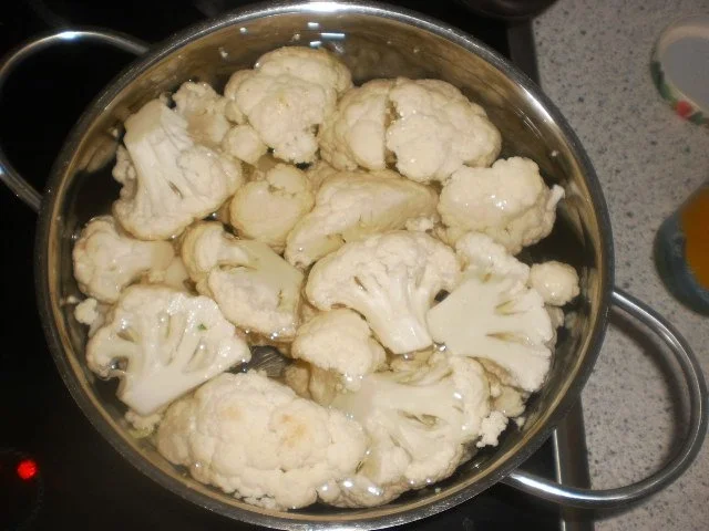 Kasseler zum Blumenkohl-Poree-Gemüse und Bratkartoffeln - Rezept - Bild Nr. 6