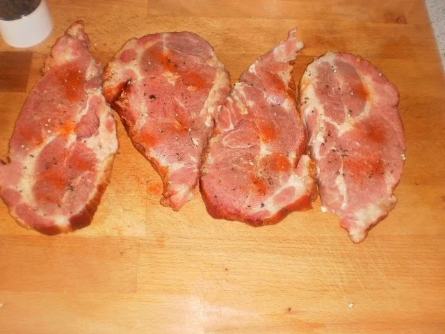 Kasseler zum Blumenkohl-Poree-Gemüse und Bratkartoffeln - Rezept - Bild Nr. 7