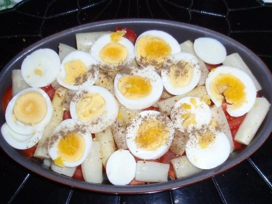 Rezept: Spargelauflauf mit Senfhaube Bild Nr. 8 Spargelauflauf mit Senfhaube - Rezept - Bild Nr. 8