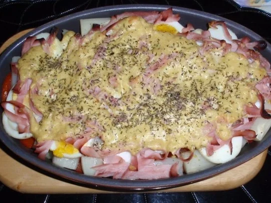 Rezept: Spargelauflauf mit Senfhaube Bild Nr. 11 Spargelauflauf mit Senfhaube - Rezept - Bild Nr. 11