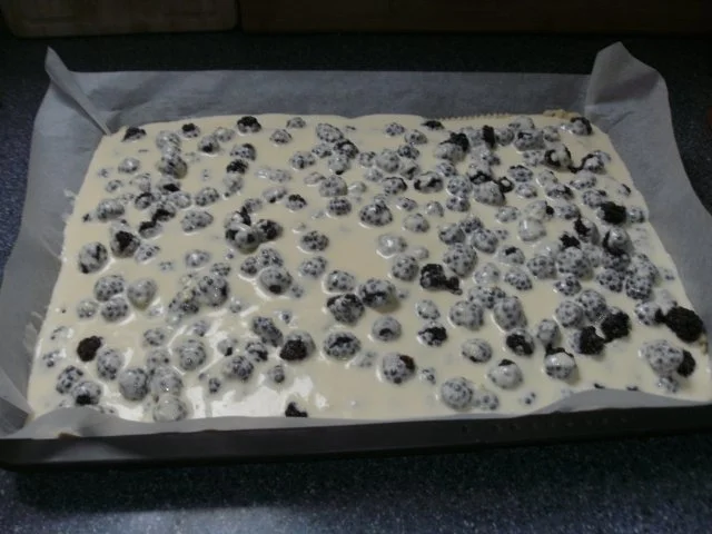 Rezept: Brombeerkuchen mit Quarkguss und Streuseln Bild Nr. 5 Brombeerkuchen mit Quarkguss und Streuseln - Rezept - Bild Nr. 5