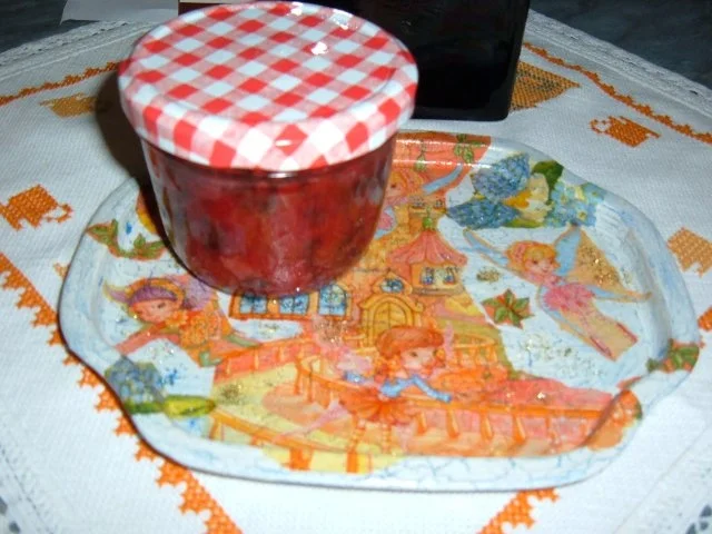 Brotaufstrich. Erdbeermarmelade - Marzipan-Schoko - Rezept - Bild Nr. 2