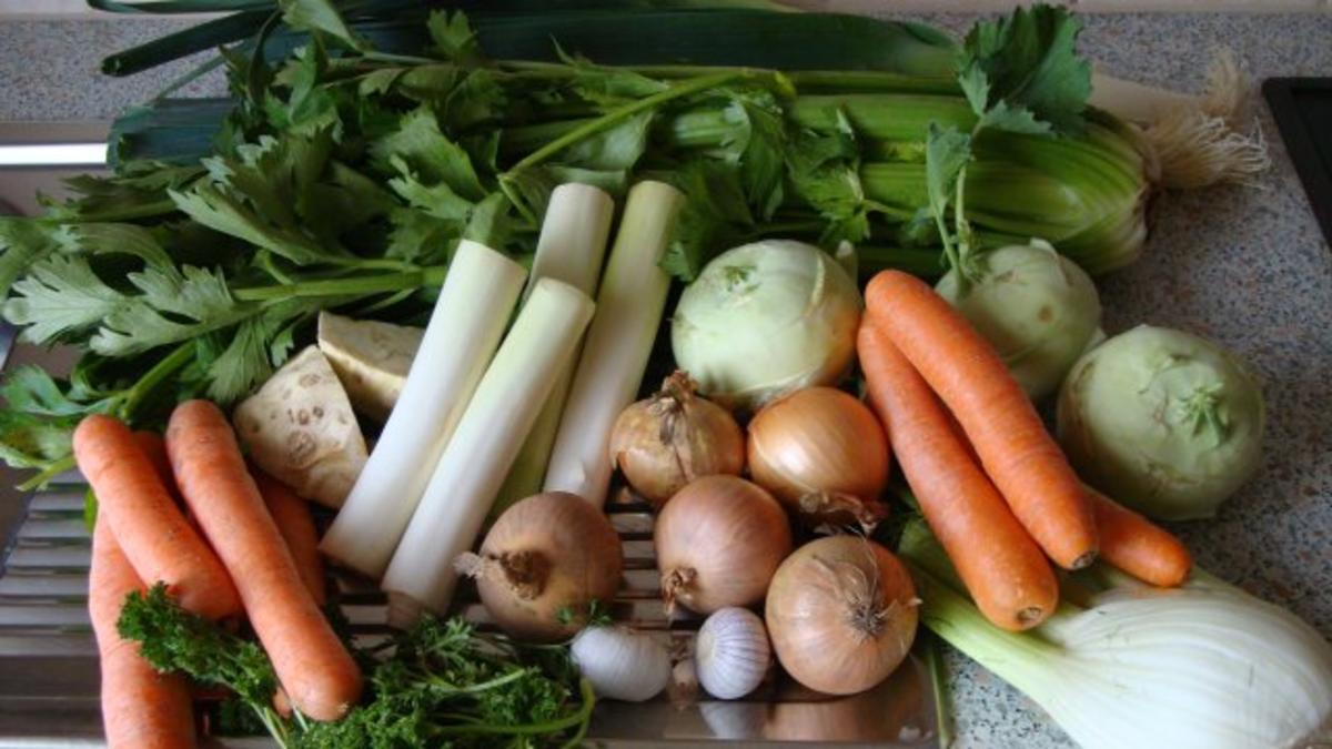 Einfache Gemüsesuppe - Rezept
