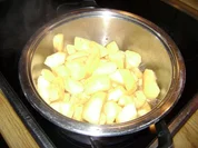 Dinkel Pfannenkuchen mit Apfelmus - Rezept