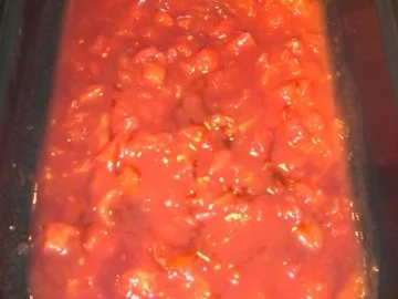 Gefüllter Hackbraten auf Tomatensauce - Rezept - Bild Nr. 5