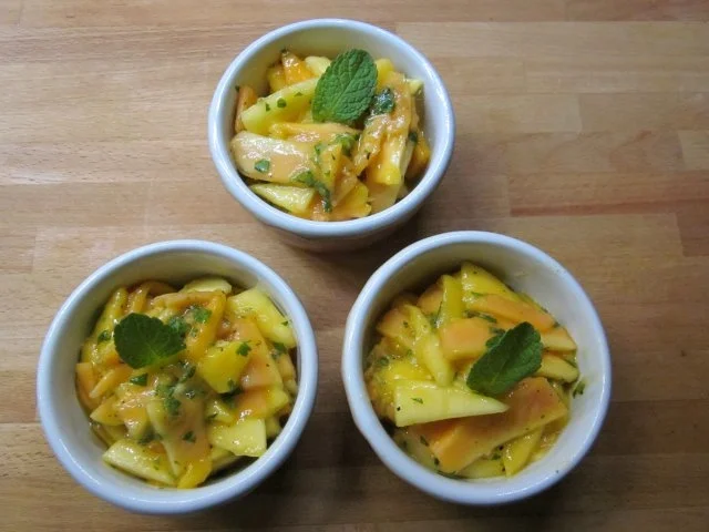 Rezept: Mango Papayasalat Bild Nr. 2 Mango Papayasalat - Rezept - Bild Nr. 2