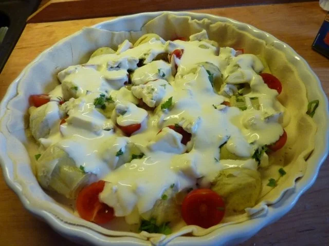 Rezept: Artischockenquiche Artischockenquiche - Rezept