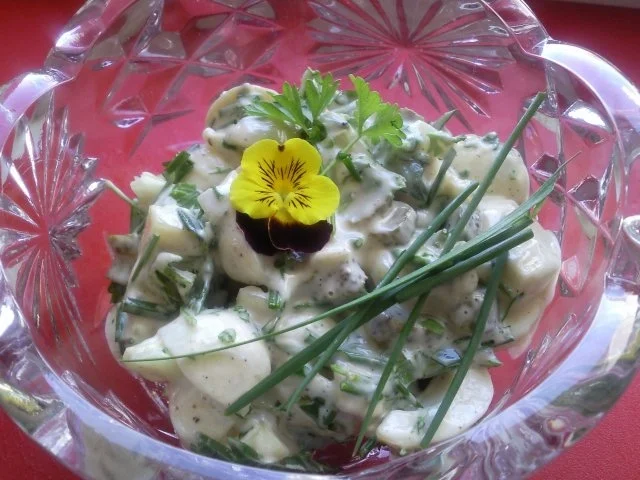 Wachteleiersalat - Rezept