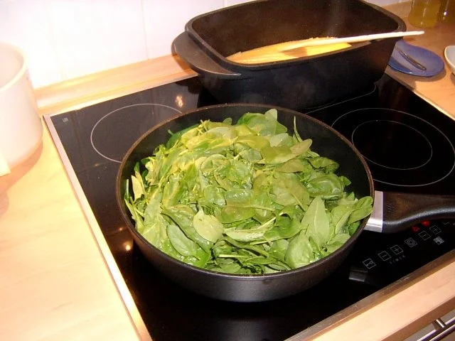 Rezept: Spaghetti mit frischem Spinat Bild Nr. 4 Spaghetti mit frischem Spinat - Rezept - Bild Nr. 4