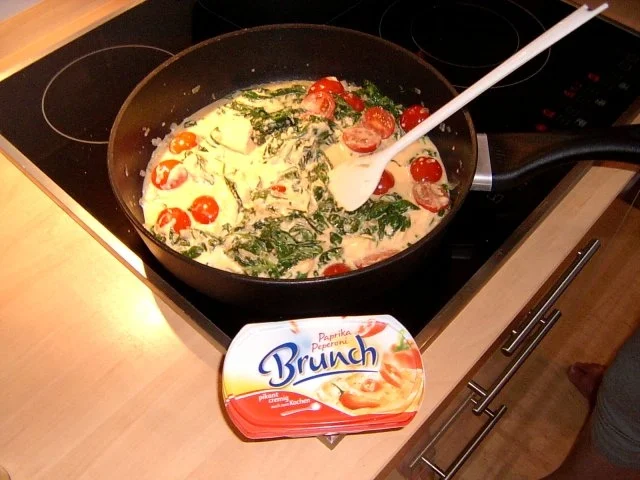 Rezept: Spaghetti mit frischem Spinat Bild Nr. 5 Spaghetti mit frischem Spinat - Rezept - Bild Nr. 5