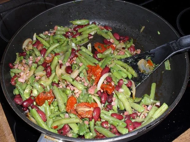 Auflauf: Hühnerbrust mit Bohnen und Kartoffeln - Rezept - Bild Nr. 5